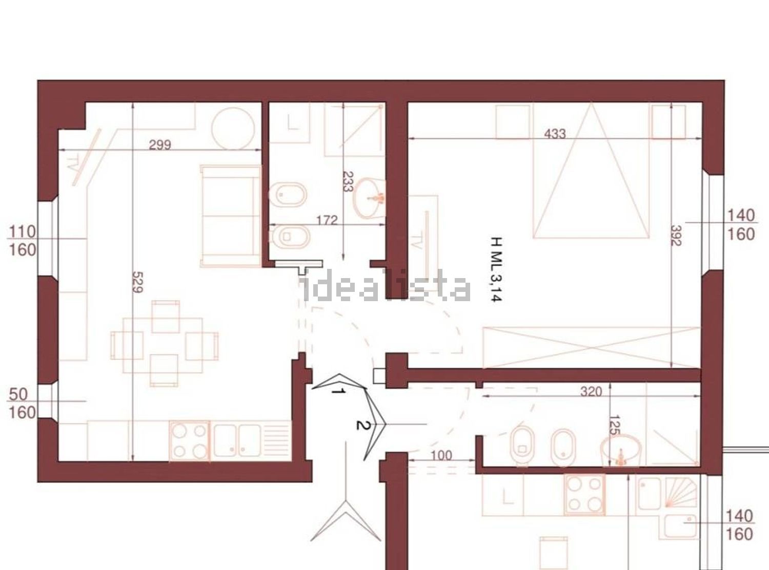 appartamento in vendita a Follonica