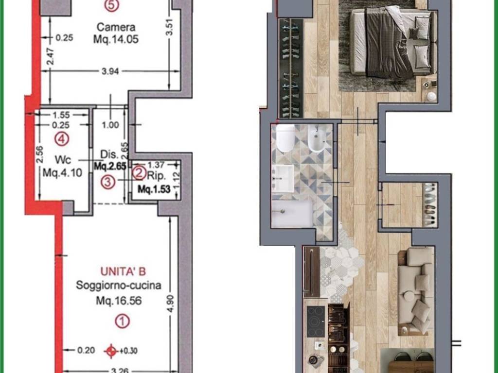 appartamento in vendita a Follonica