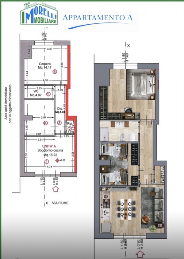 appartamento in vendita a Follonica