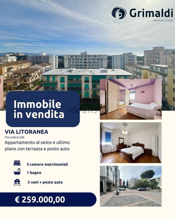 appartamento in vendita a Follonica