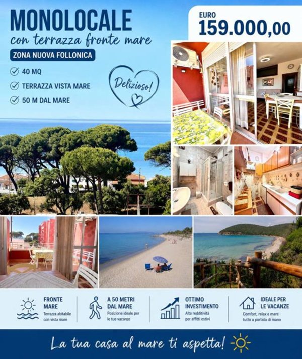 appartamento in vendita a Follonica
