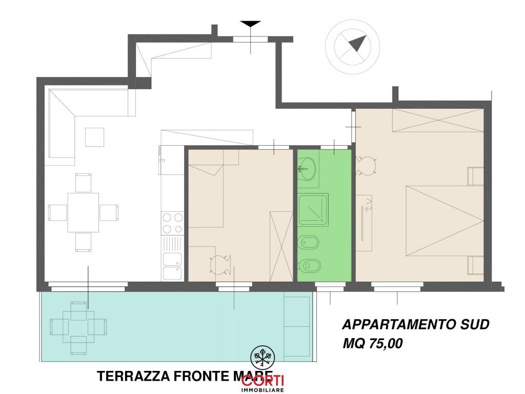 appartamento in vendita a Follonica