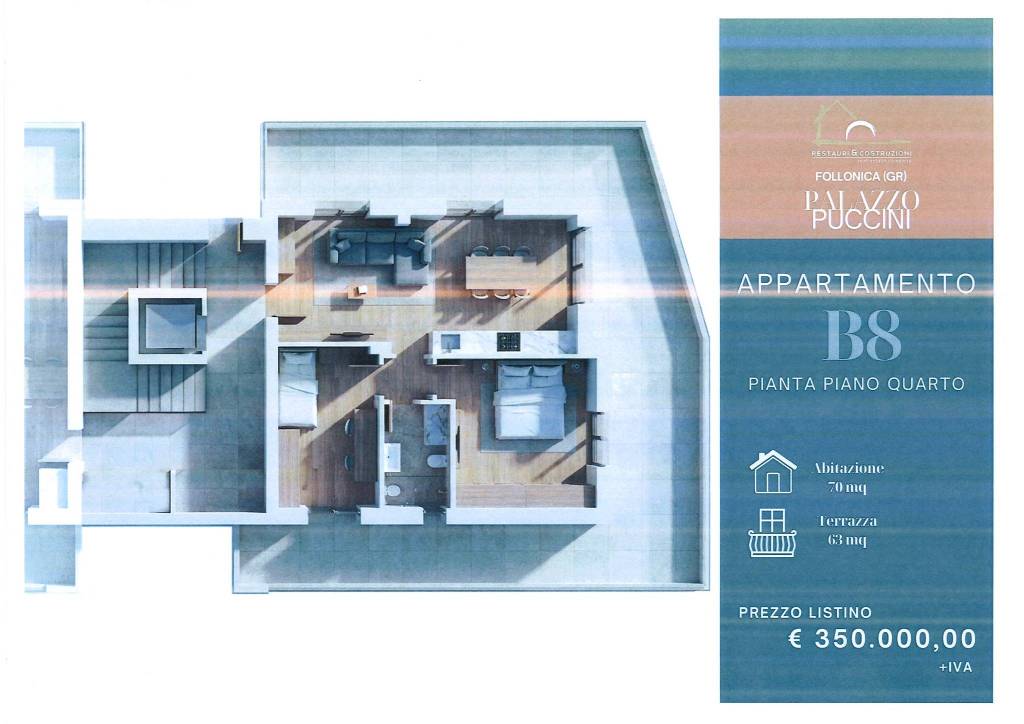 appartamento in vendita a Follonica