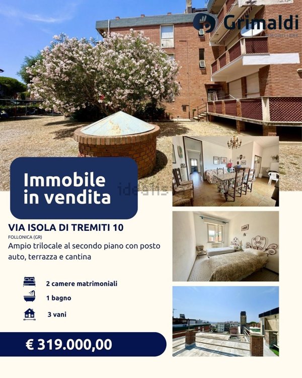 appartamento in vendita a Follonica in zona Prato Ranieri