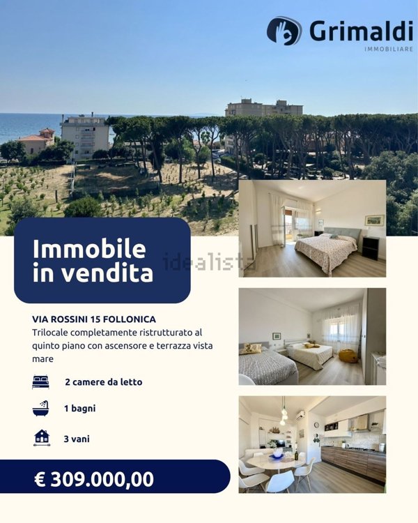 appartamento in vendita a Follonica