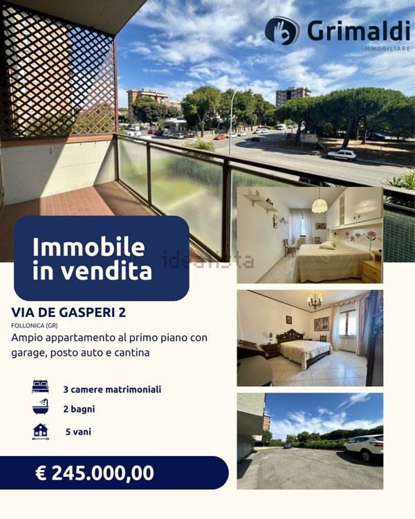 appartamento in vendita a Follonica in zona Prato Ranieri