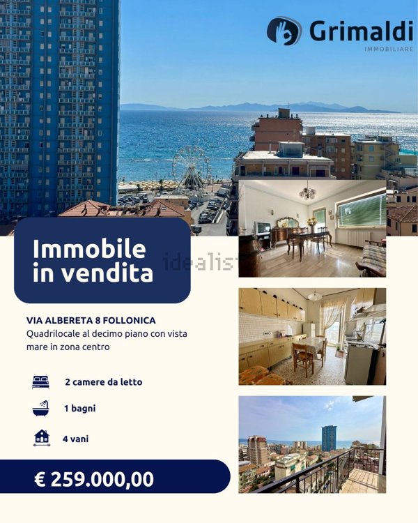 appartamento in vendita a Follonica