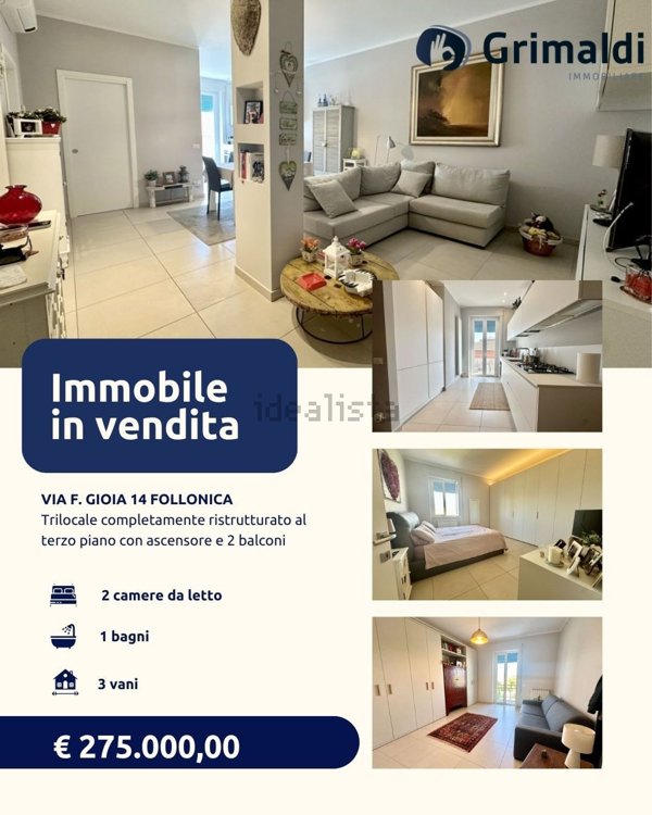 appartamento in vendita a Follonica