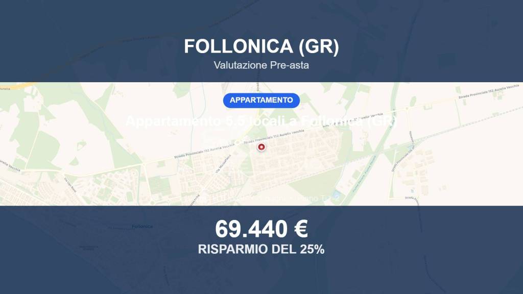 appartamento in vendita a Follonica in zona Area Industriale