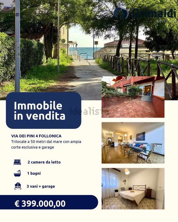 appartamento in vendita a Follonica
