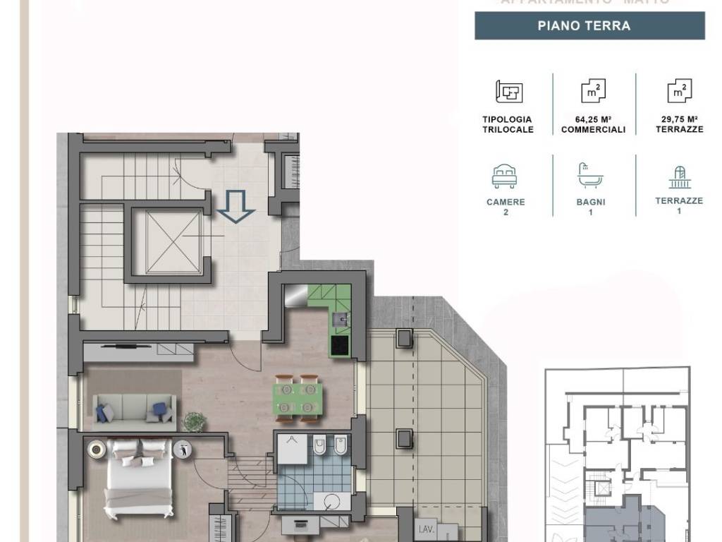 appartamento in vendita a Grosseto