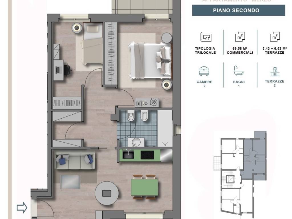 appartamento in vendita a Grosseto