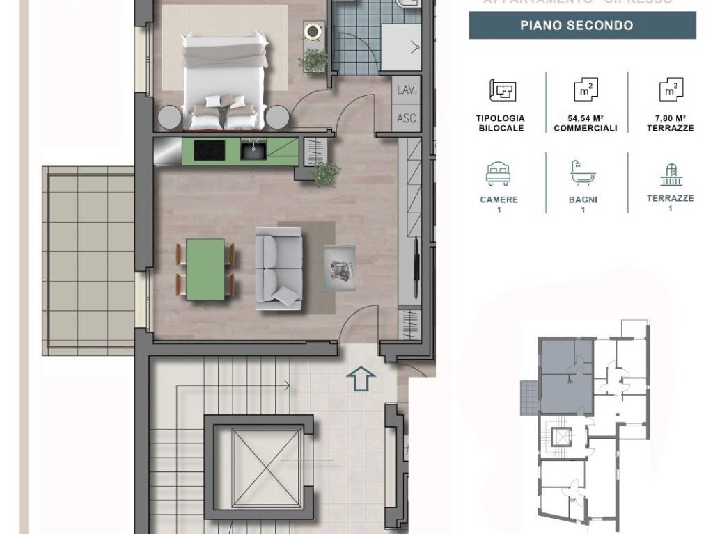 appartamento in vendita a Grosseto