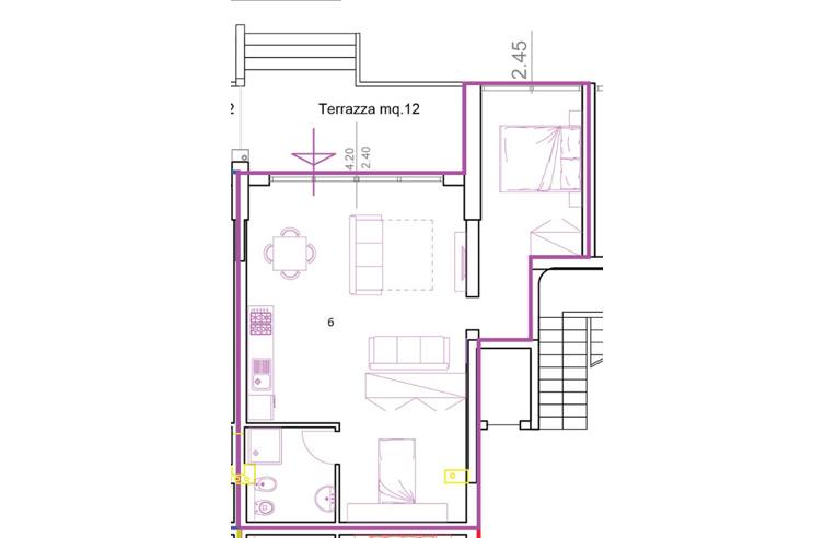 appartamento in vendita a Grosseto in zona Marina di Grosseto