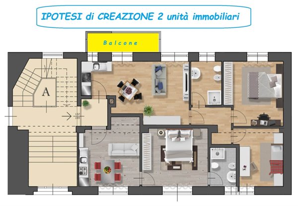 appartamento in vendita a Grosseto in zona Centro Città