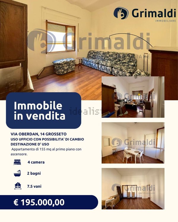 appartamento in vendita a Grosseto in zona Centro Città