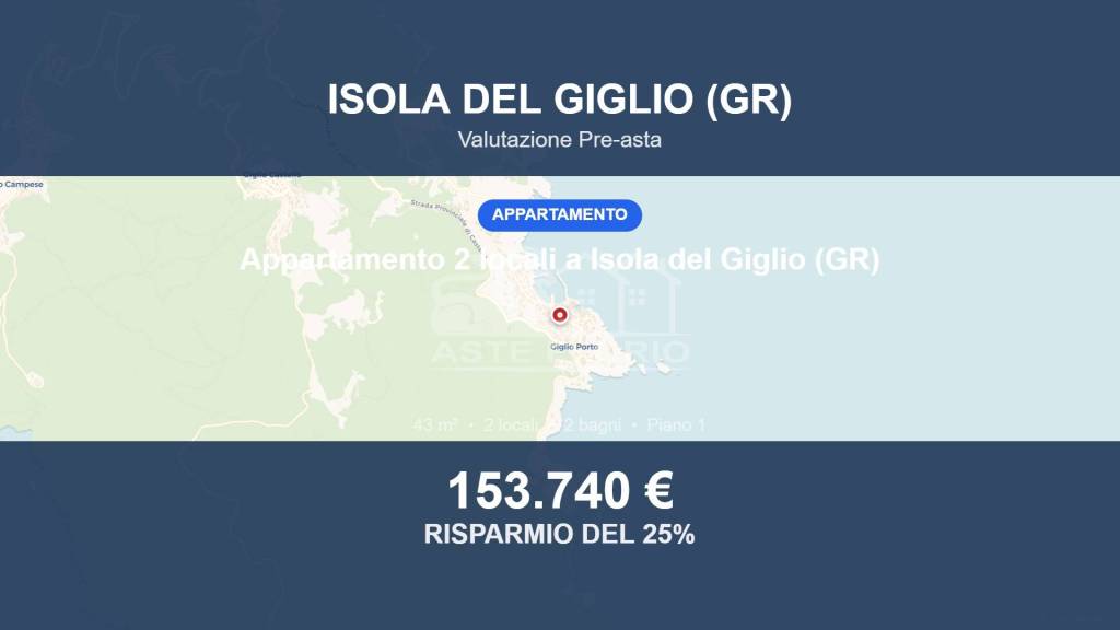 appartamento in vendita ad Isola del Giglio in zona Giglio Campese
