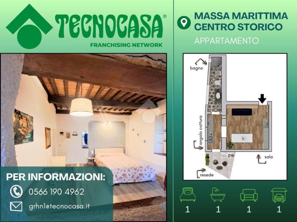 appartamento in vendita a Massa Marittima