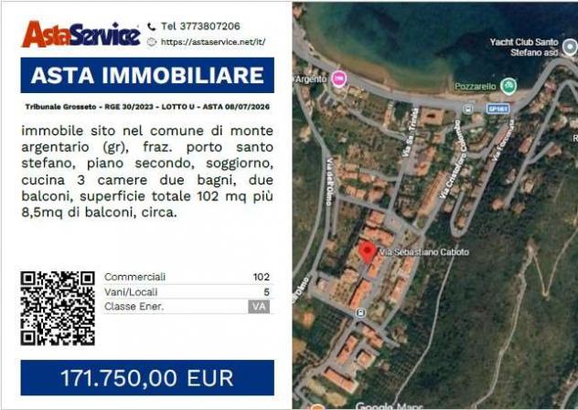 quadrivano in vendita a Monte Argentario in zona Porto Santo Stefano