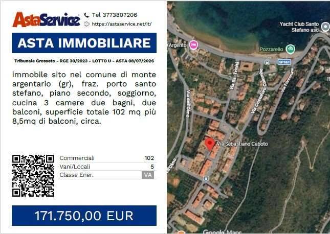 appartamento in vendita a Monte Argentario in zona Porto Santo Stefano