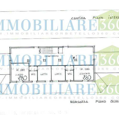 appartamento in vendita ad Orbetello