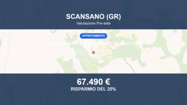 appartamento in vendita a Scansano
