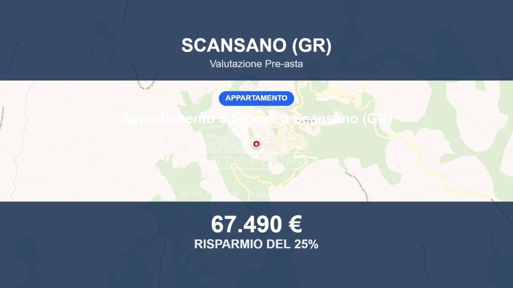 appartamento in vendita a Scansano