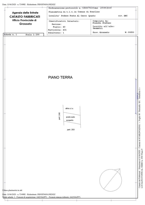 terreno edificabile in vendita a Scarlino in zona Puntone