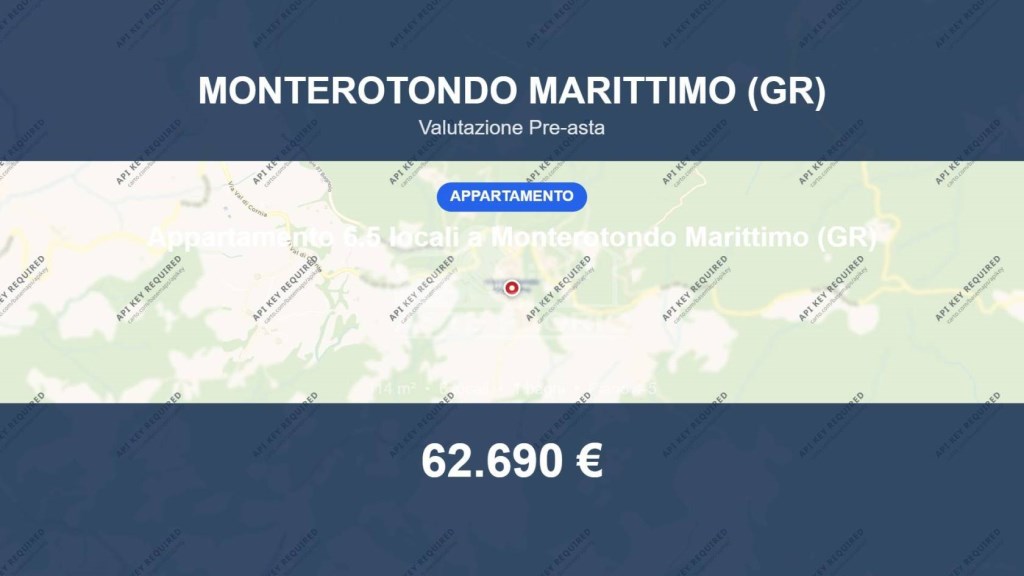 appartamento in vendita a Monterotondo Marittimo