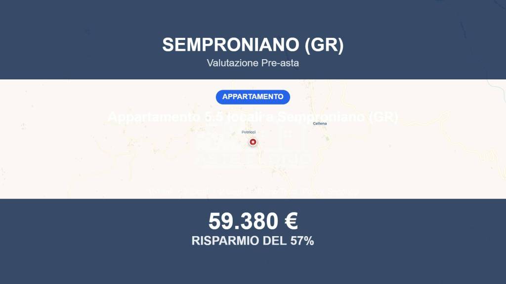 appartamento in vendita a Semproniano in zona Petricci