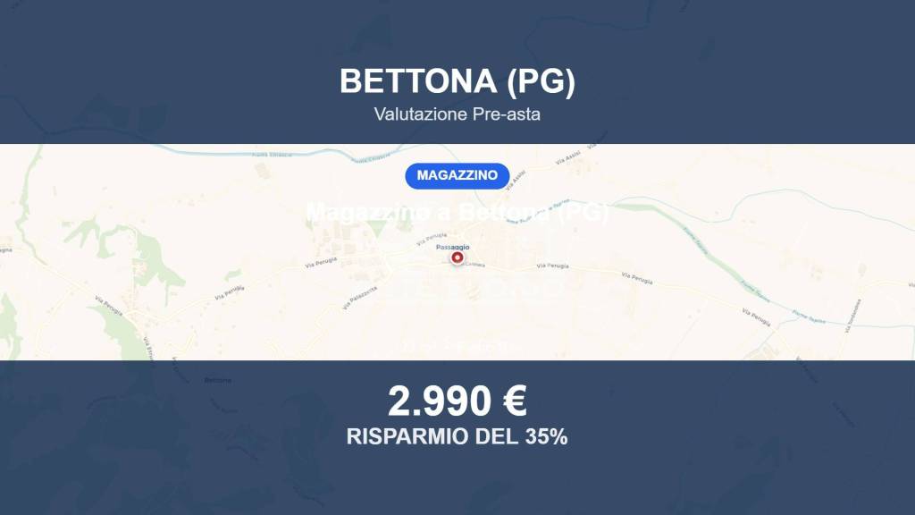 locale di sgombero in vendita a Bettona in zona Passaggio