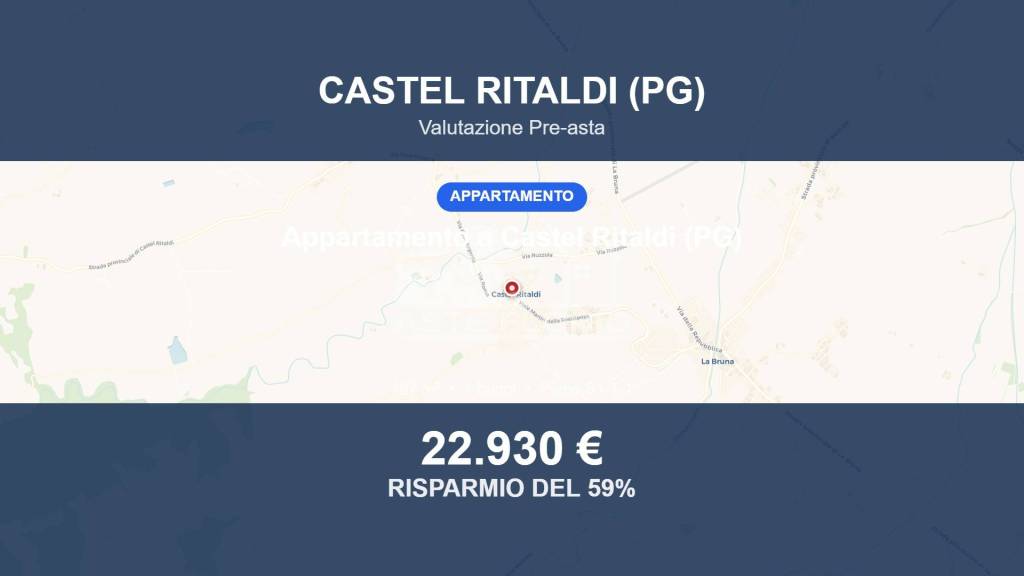 appartamento in vendita a Castel Ritaldi in zona Bruna