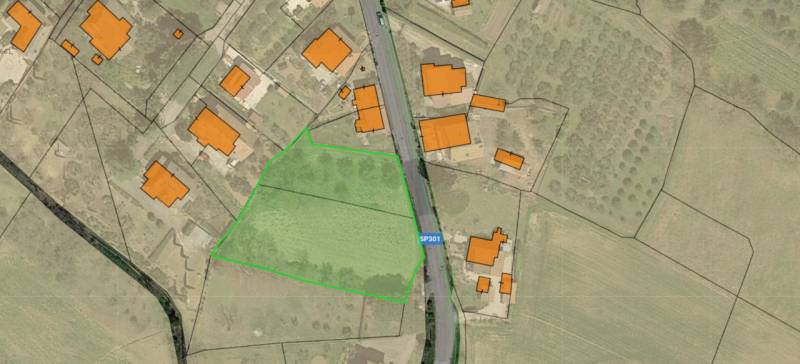 terreno edificabile in vendita a Castiglione del Lago in zona Gioiella