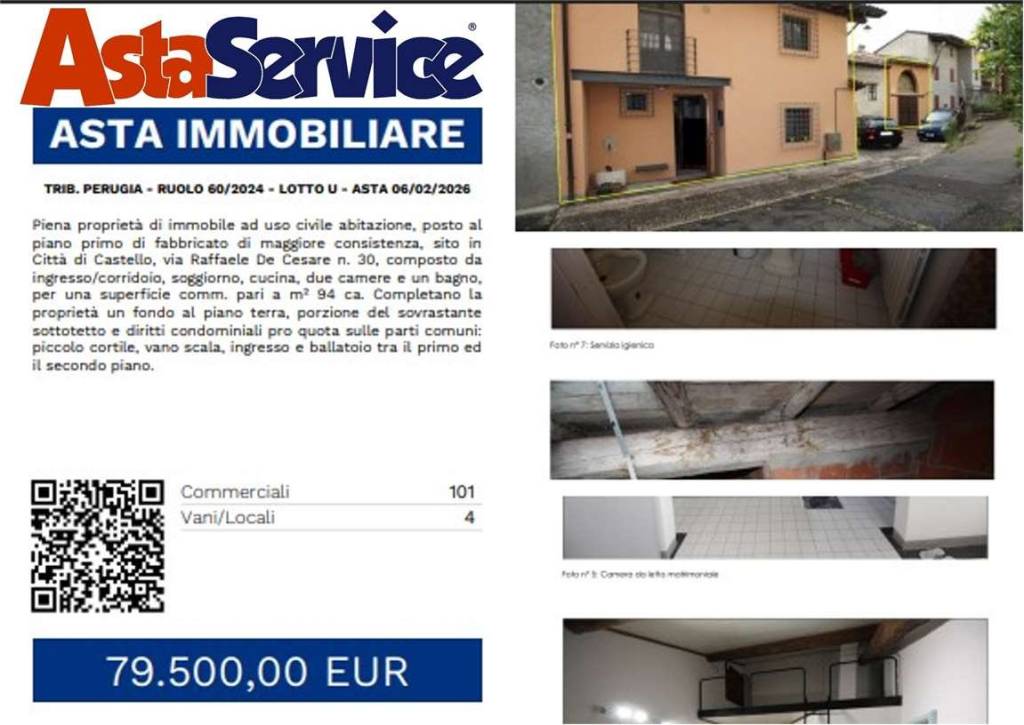 appartamento in vendita a Città di Castello