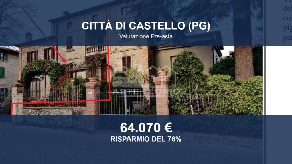 terreno edificabile in vendita a Città di Castello in zona Croce di Castiglione