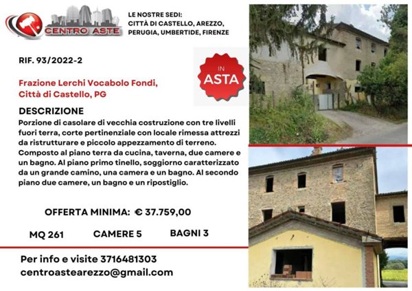 appartamento in vendita a Città di Castello in zona Lerchi