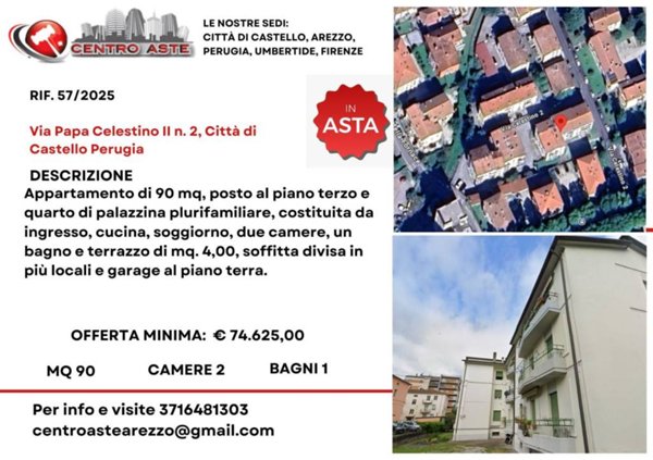 appartamento in vendita a Città di Castello