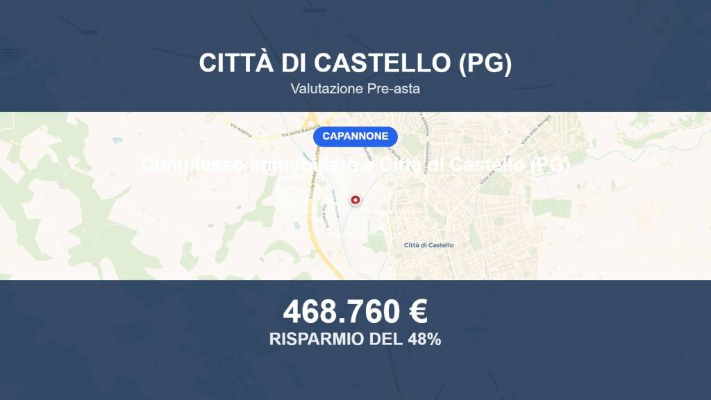terreno edificabile in vendita a Città di Castello in zona Lugnano