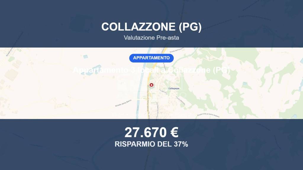 appartamento in vendita a Collazzone in zona Collepepe