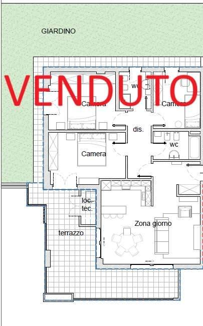 appartamento in vendita a Corciano in zona Ellera Chiugiana