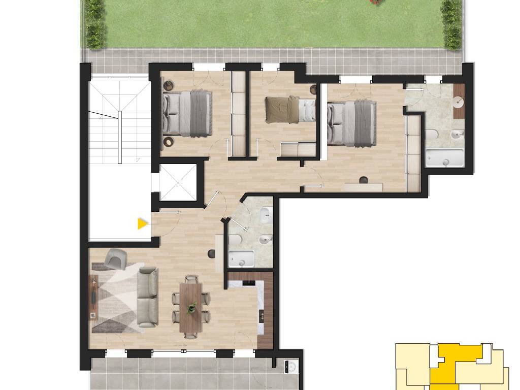 appartamento in vendita a Corciano