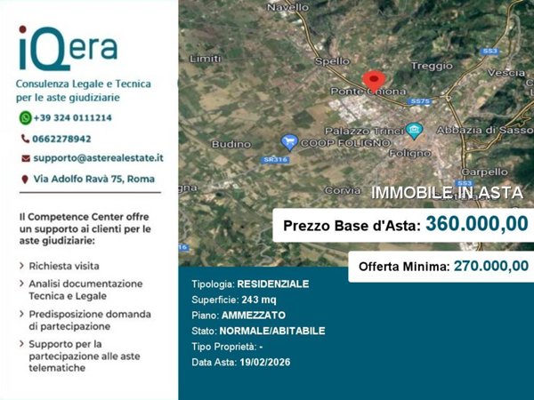 appartamento in vendita a Foligno