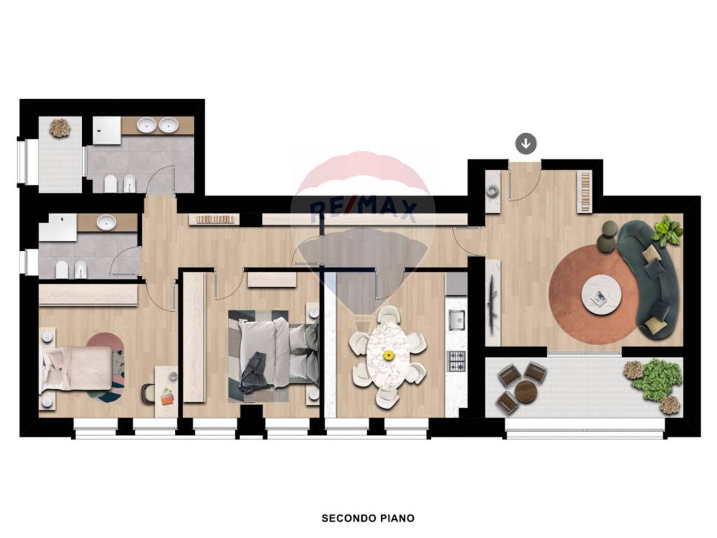 appartamento in vendita a Foligno
