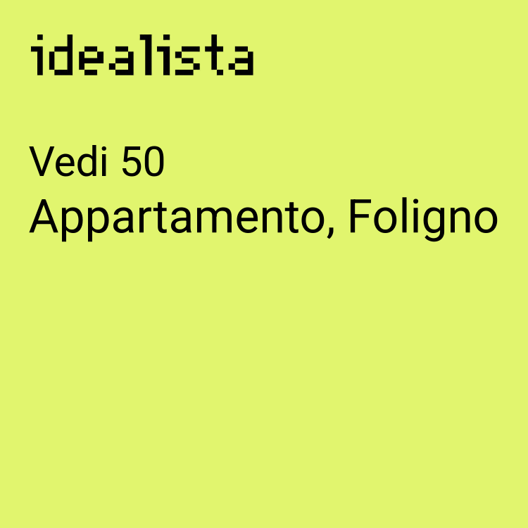 appartamento in vendita a Foligno in zona Capodacqua