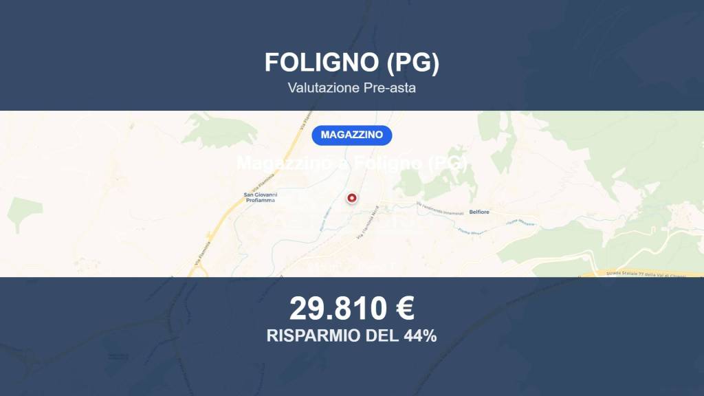 locale commerciale in vendita a Foligno in zona Scanzano