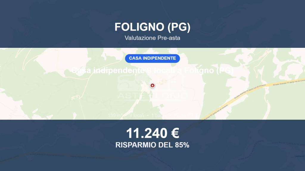 casa indipendente in vendita a Foligno in zona Sostino