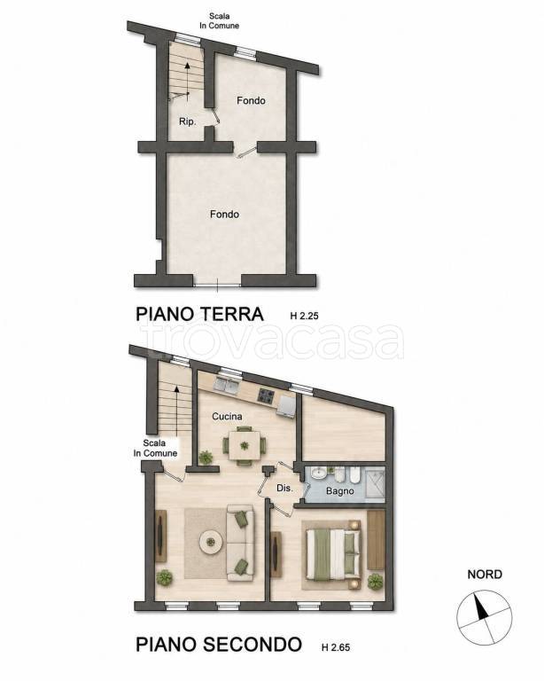 appartamento in vendita a Foligno in zona Fondi