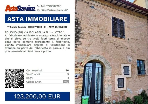 appartamento in vendita a Foligno
