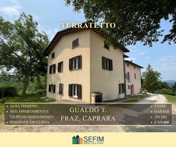 casa indipendente in vendita a Gualdo Tadino in zona Caprara