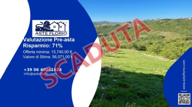 terreno edificabile in vendita a Gualdo Tadino in zona Poggio Sant'Ercolano